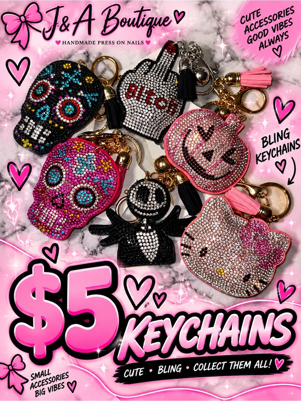 BLING KEYCHAINS- Live Show Listing